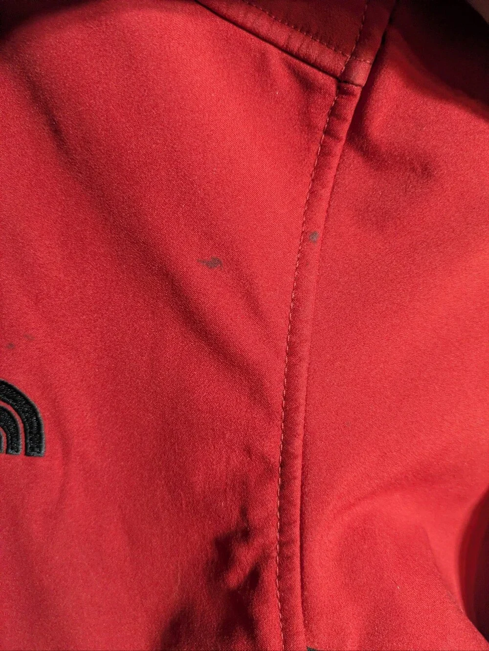 The North Face Jacket Mens Medium Apex Chromium Thermal Softshell‎ Coat Red TNF